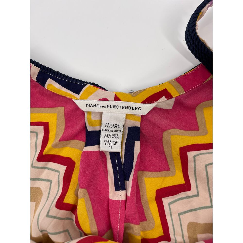 Diane Von Furstenberg Silk Tank (B46#5) - Picture 3 of 12